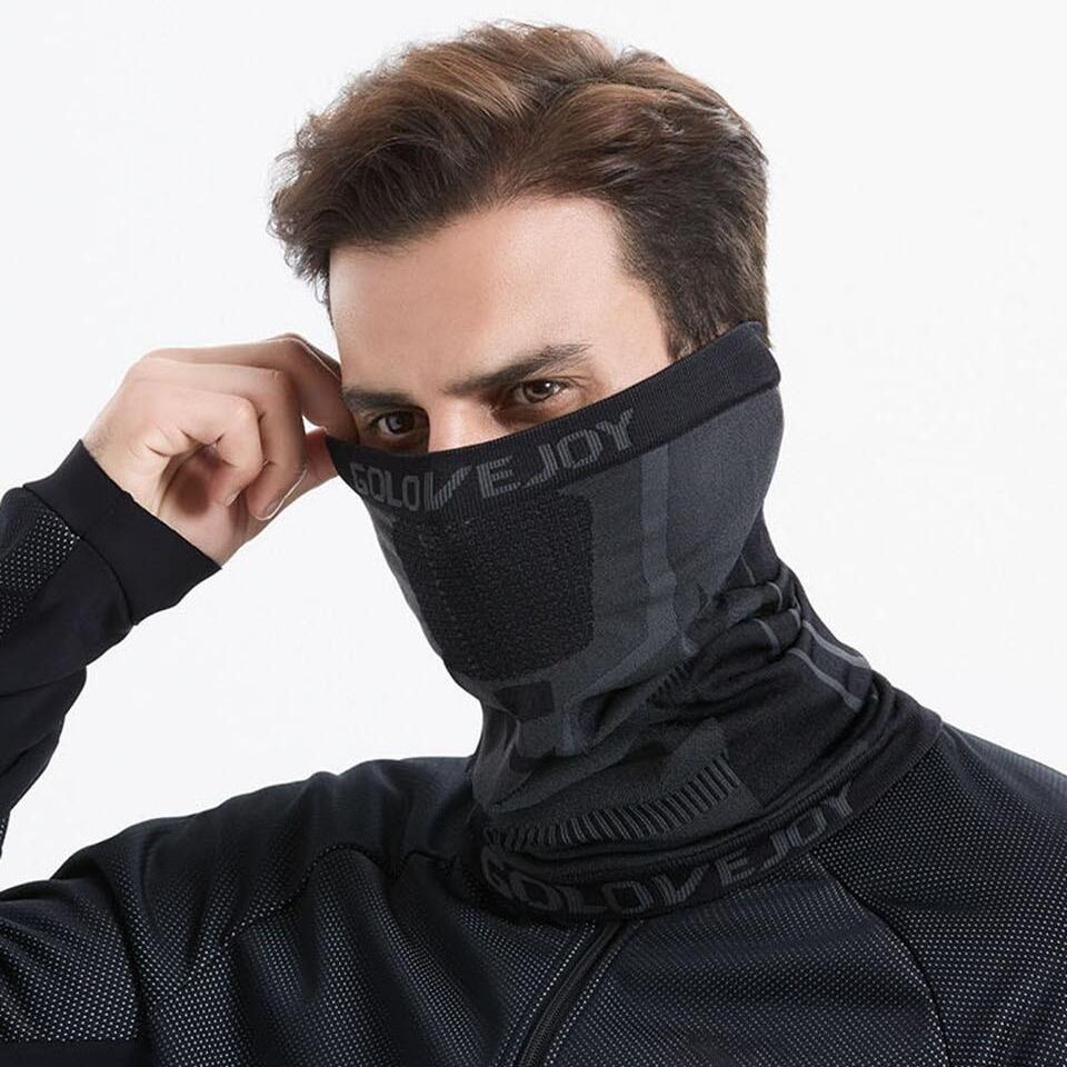 OLIKEI Sommer Outdoor Sonnenschutz Radfahren Gesichtsmaske für Männer High Stretch Atmungsaktiv Staubdicht Reitmaske Angelmaske Sport Kopftuch