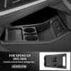 For Xpeng G6 G9 2025 2026 Edition Center Console silicone Storage Box Car Central Lower Layer Tray Divider Organizer