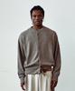 Thevinylhouse Round Neck Cardigan Brown