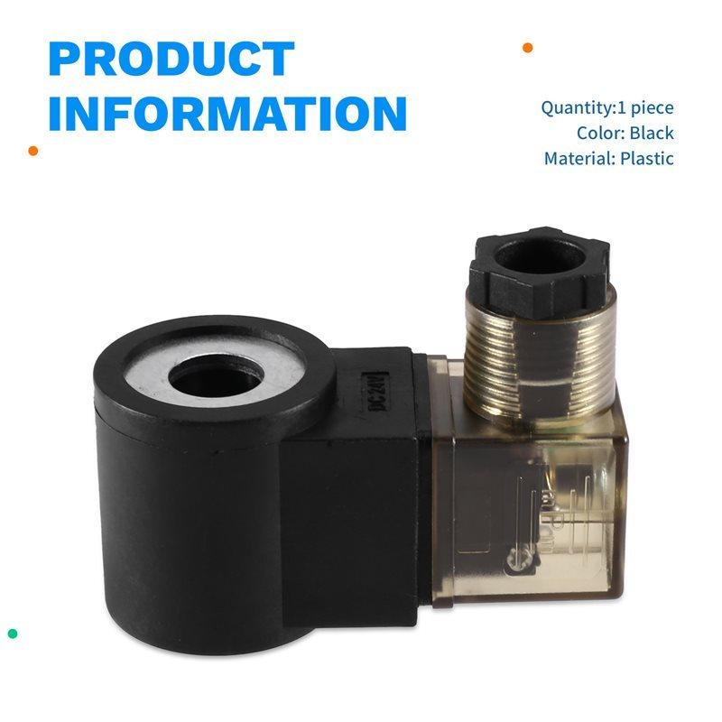 24V 3Pin Solenoid Valve Coil Connector 6306024 For Hydraforce Pulse