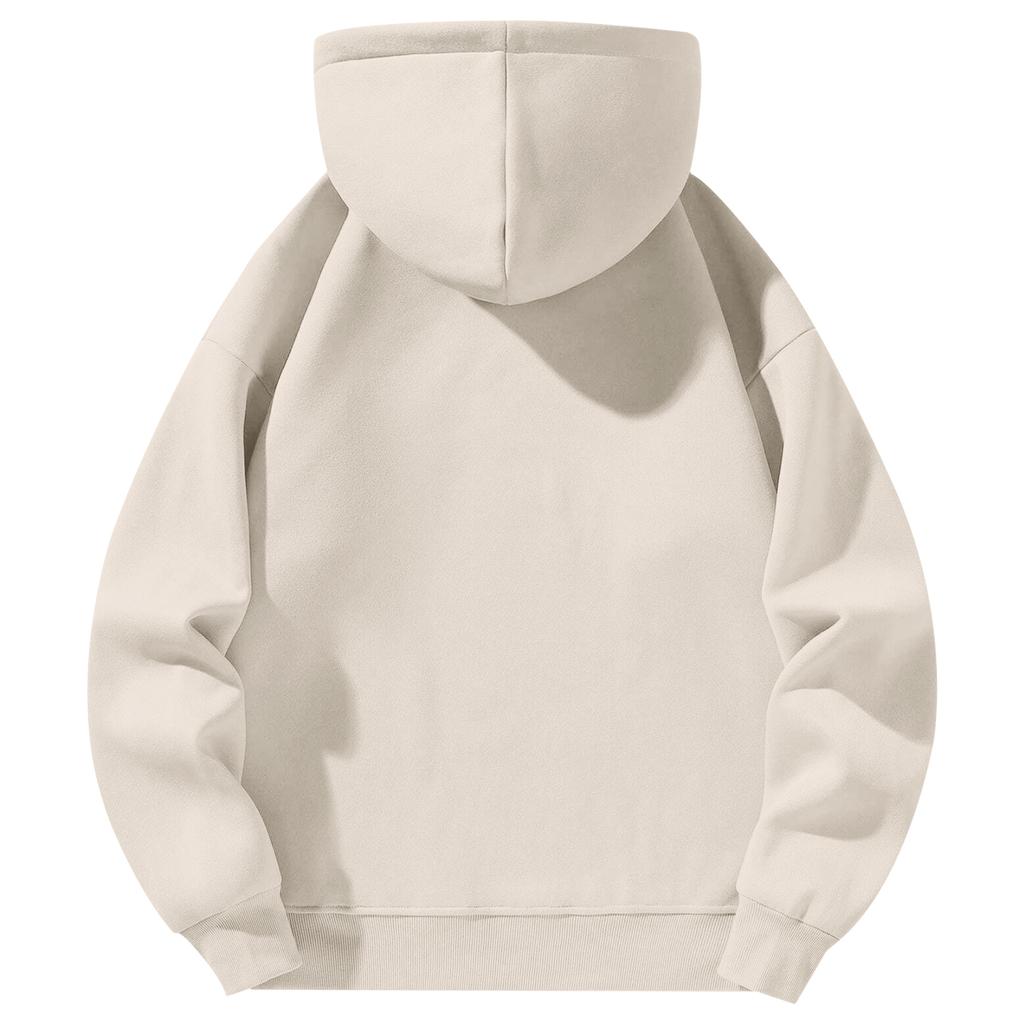 Men'S Lined Sweatshirts Fleece Pullovers Basic Tops Warm Winter Sweatshirts Men'S Oversized Fleece Sweatshirts With Hoodie