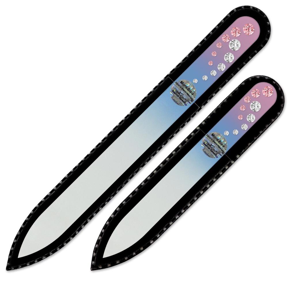 2-piece Nail File Set with Crystals for Women COC-MS