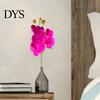 Fake Floral Decoration Artificial Moth Orchids with Stem Realistic 5 Head Phalaenopsis Flower Indoor Decor Flowers Home Office Table Centerpiece Faux
