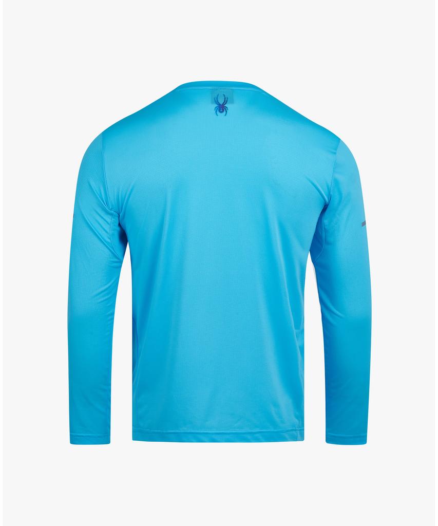 SPYDER Men'S Lightweight Long Sleeve Running T-Shirt Spkpcnrl231Mblu