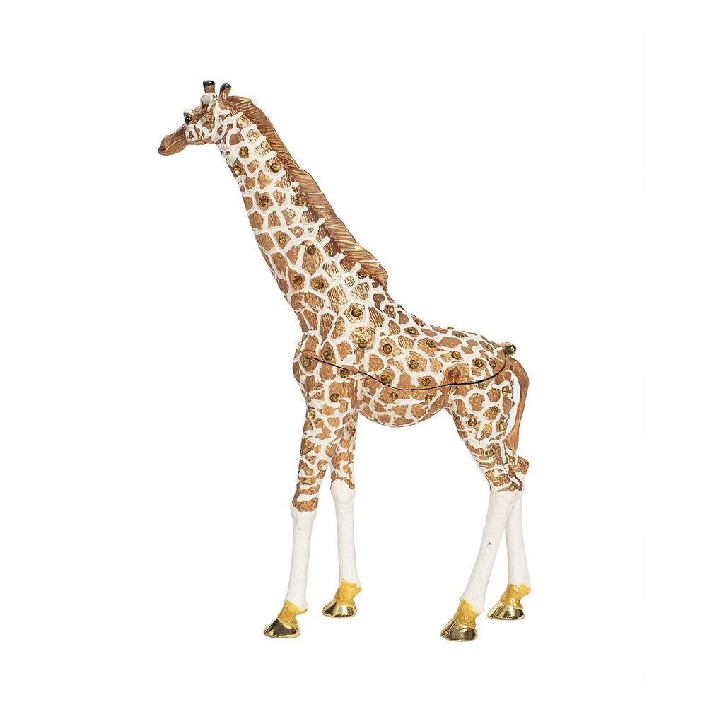 FJ FENGZHIJIE Giraffe Home Decor Trinket Jewelry with Animal Trinket Elegant Home Decor Unique Gift for Animal Lovers Figurine, Accent, Box, Box,