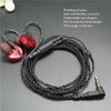 Replacement Headphone Cable OFC   Earphone Cable with Mic Compatible for SE215 SE315 SE535 SE846