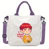 Multi-color KPOP Stray Felix Printed Crossbody Bag Canvas Shoulder Bags