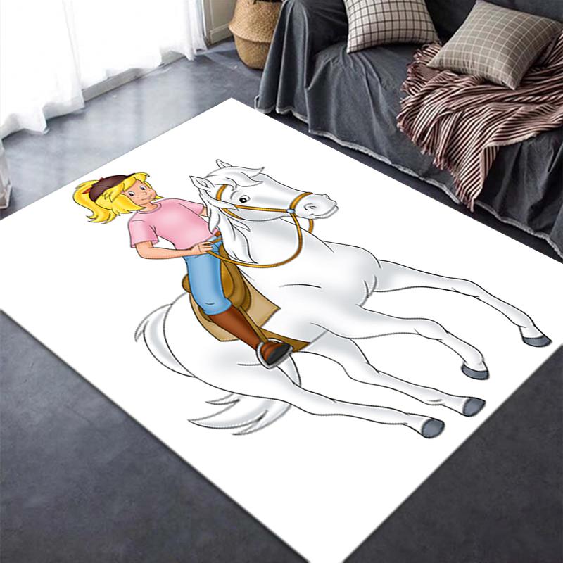 2026 NEW Bibi Blocksberg Carpet Rug for Living Room Bedroom Home Sofa Decoration,Kids play Non-slip Floor Mat