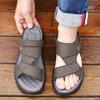 Beach shoes 2025 summer men's new sandals outer wear dual-purpose slippers wear-resistant non-slip beach shoes 2025