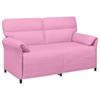 Sofa Set 2 pcs. Pink Fabric