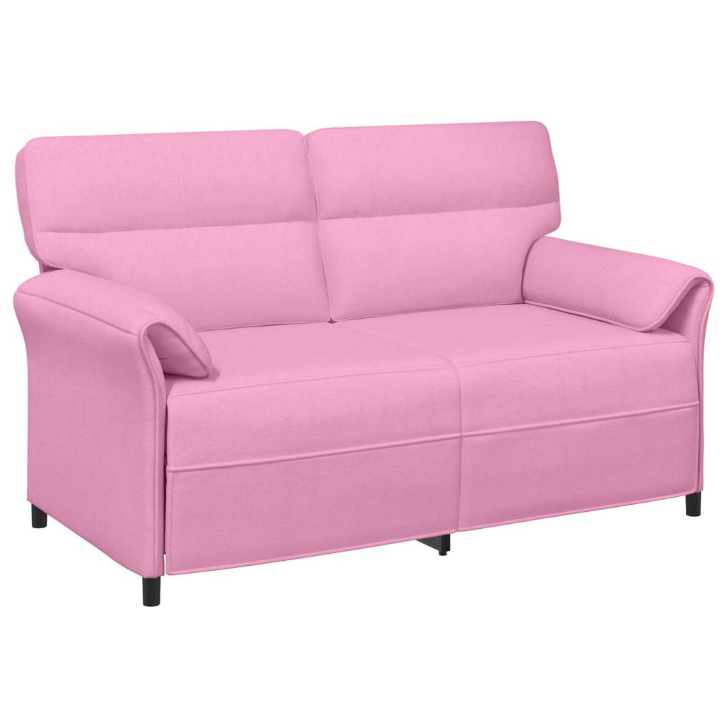Sofa Set 2 pcs. Pink Fabric