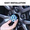 4Pcs 56/60MM Car Wheel Center Hub Caps Logo Cover Accessories for Volkswagen Santana GTI Rline Polo Golf Passat B5 B6 Touran CC