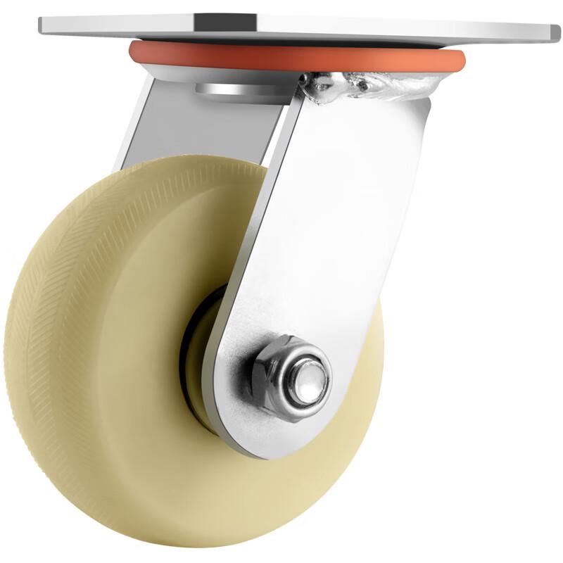 Weifei 6-inch Heavy-Duty Nylon Swivel Caster with Brake