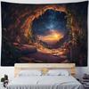 Bohemian Hippie Aesthetic Tapestry Starry Sky Sea View Wall Hanging Cloth Home Art Decoration Blanket Living Room Background