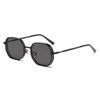 1pc Metal Fashion Round Men's Sunglasses Outdoor Driving Driving Fishing Gradient Sunglasses Women's Sunglasses