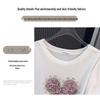 Women's Plus Size Loose-Fit Short-Sleeve Mid-Length T-Shirt (200-350 Jin)
