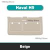 Car Mats For Great Wall Haval H9 Anti-kick Cushion for Trunk Accessories All Weather Dustproof Protection Pad