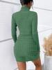Autumn Winter New High Neck Knit Dress
