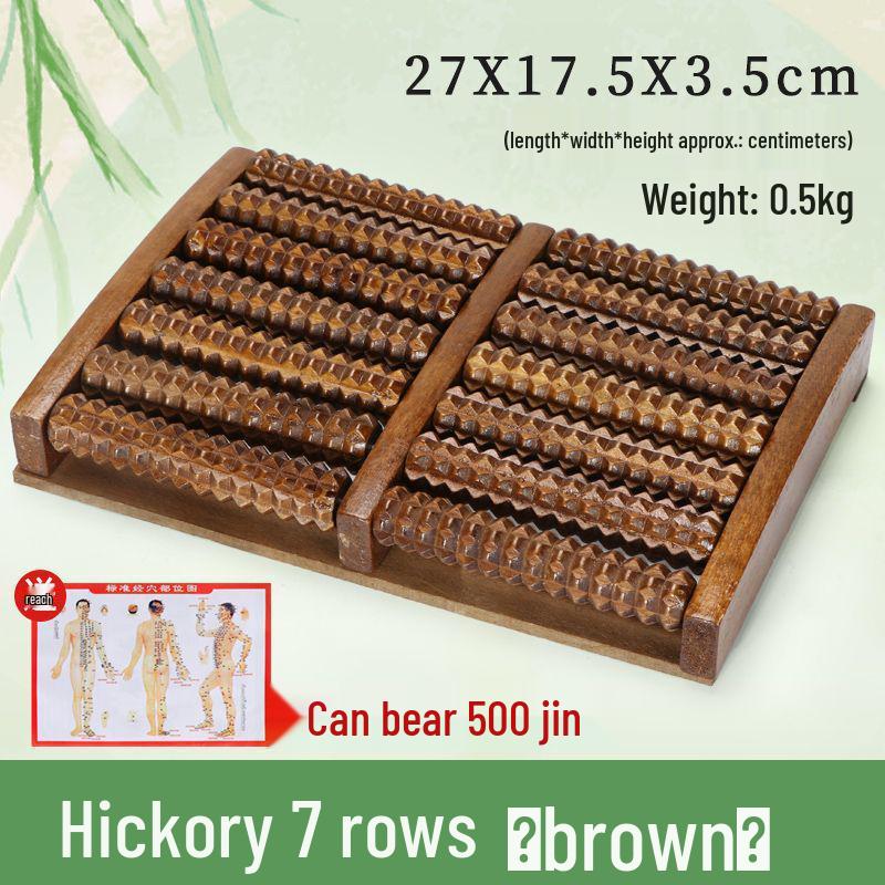 

Solid Wood Foot Roller for Acupressure and Massage Therapy