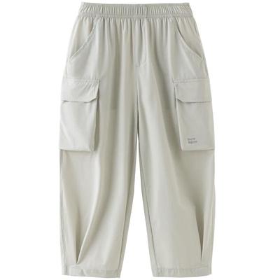 Dave & Bella Boys' Quick-Dry 3/4 Length Casual Pants