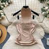 Women's Summer Rhinestone Patchwork Spaghetti-Strap Tank Tops