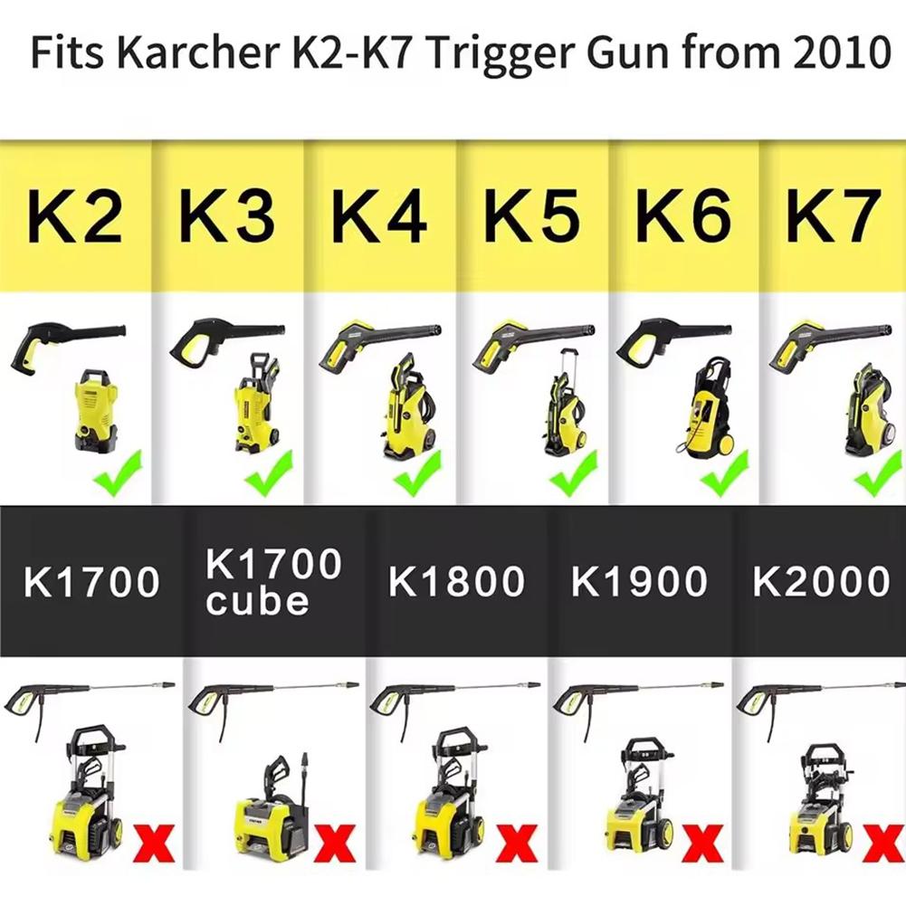 High Pressure Washer Adapter 1/4" Quick Connect For Karcher K2 K3 K4 K5 K6 K7 Wash Gun Anti-Winding Conversion Joint
