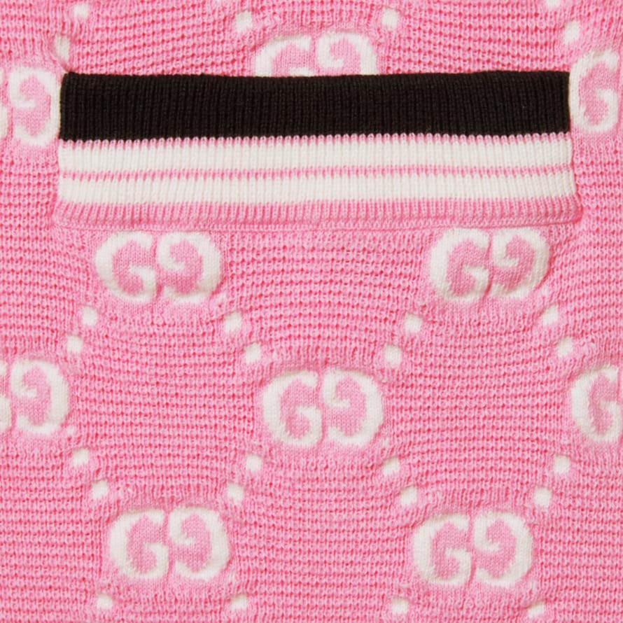 Gucci Gg Intarsia Knit Cardigan 788767-XKD1R-5841