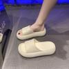 Fashion House Slippers Platform Shoes Woman 2025 Luxury Slides Lady Soft Flat Designer Girl Fashion Concise House Slippers Platform Wome