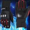 Herren Damen Vollfinger Touchscreen Motorradhandschuhe Winter Motorradhandschuhe Warm Klettern Wasserdicht Ski Roller Handschuhe