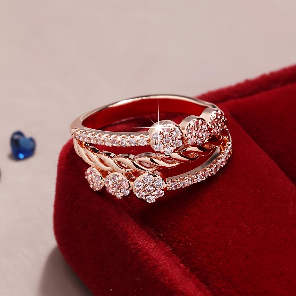 1pc Fashionable, Elegant, and Grand Wide-face Design Inlaid with Synthetic Zircon Women's Ring Suitable for Daily Wear, Banquets, Holidays, Travel,