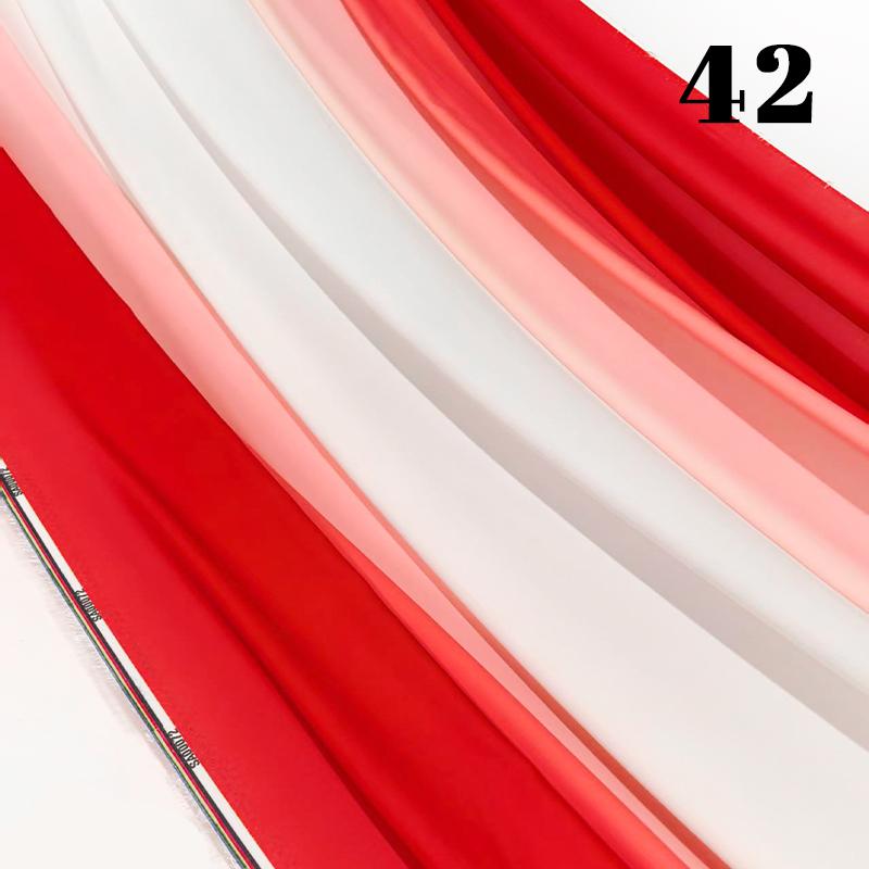 50cm Chiffon Gradient Fabric Hanfu Ancient Style Rainbow Gradient Fabric Stage Costume Design Skirt Dress DIY Sewing Material