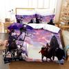 Anime Black Butler Bedding Set, Movie 3d Duvet Cover with Pillowcase 75x50cm,Single Double Bed Duvet Cover 2/3pcs Gift for Boys