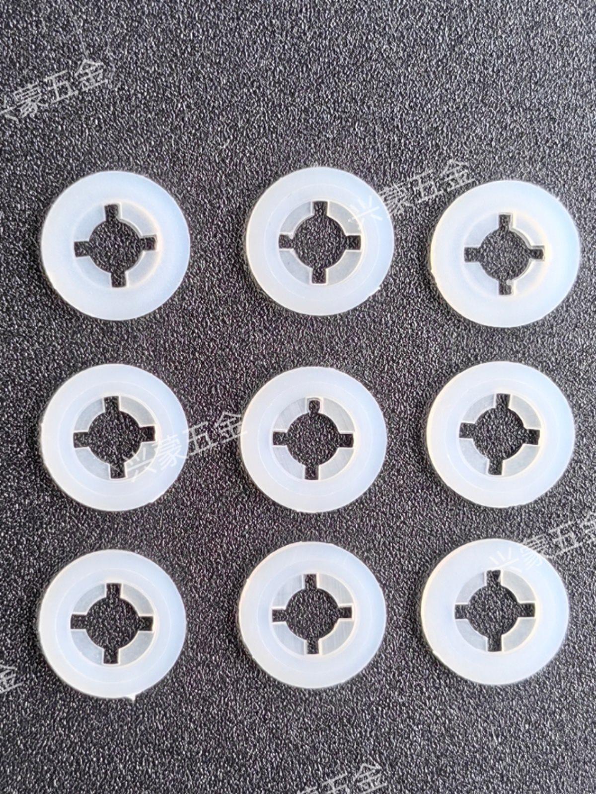 

M3 White Nylon Four-Tooth Anti-Loosening Washer M3 (6.75*3.96*0.81)