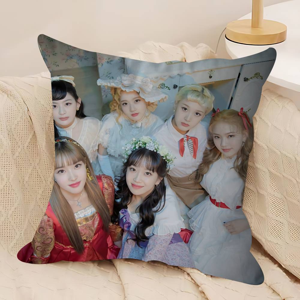 Kpop S-STAYC Cushion Cover Pillowcase Upholstery Sofa Throw Pillow Home Decor Pillowcas