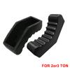 2PCS Universal Car Rubber Slotted Jack Stand Pad Lift Pads Adapter Repair Tool 3 / 6 Ton Frame Stand Rail Pinch Adaptor Black