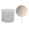 Ball Shaped Candle Mold Water Ripple Textured Ball Candle Molds for DIY Candle Soap Plaster Ornament Home Decorations