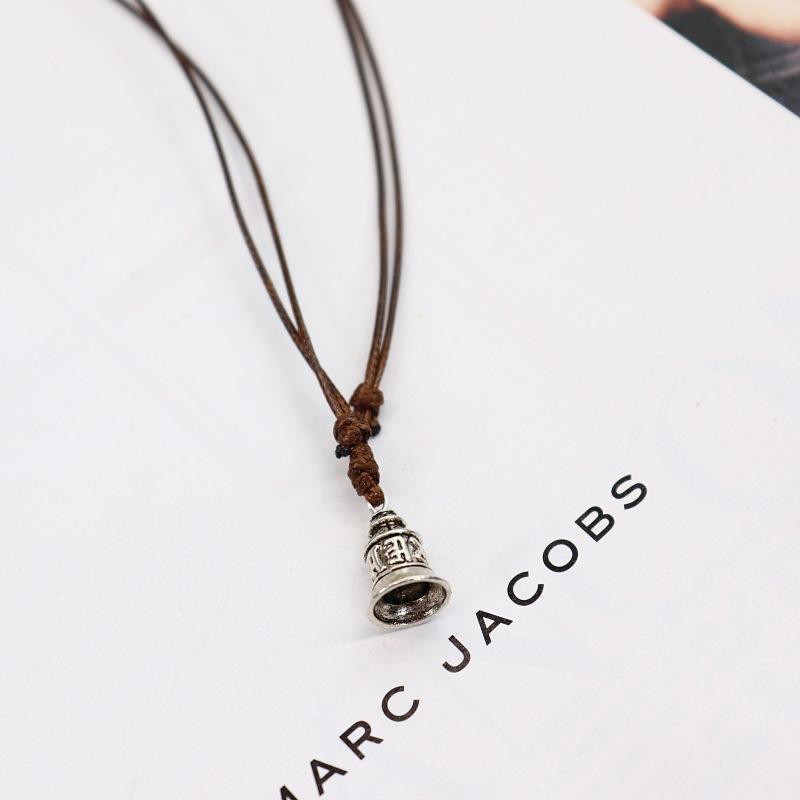 Retro Small Fresh Mori Minimalist Necklace, Ethnic Style Antler Pendant, Couple Versatile Long Sweater Chain Accessories