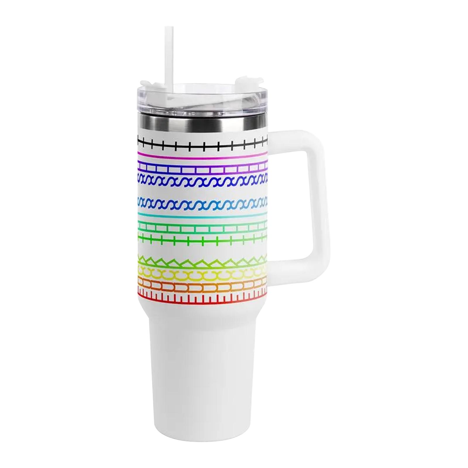 

40 Oz Hidden Message Tumbler With Lid And Straw,Checkered CoffeeTravel Mug Cup Water Botter,Elephant Gifts,Offices Humor Funny Gifts One Size белый