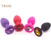 TA 3D Faux Diamond Butt Anal Plug Masturbation Couple Flirting Sex Toy