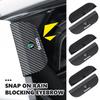 AAABR1 Snap-on Car Rearview Mirror Rain Cap Rain Shield Sun Shade Vision Protector For Fabia 1 2 Octavia A7 RS Superb Rapid Yeti