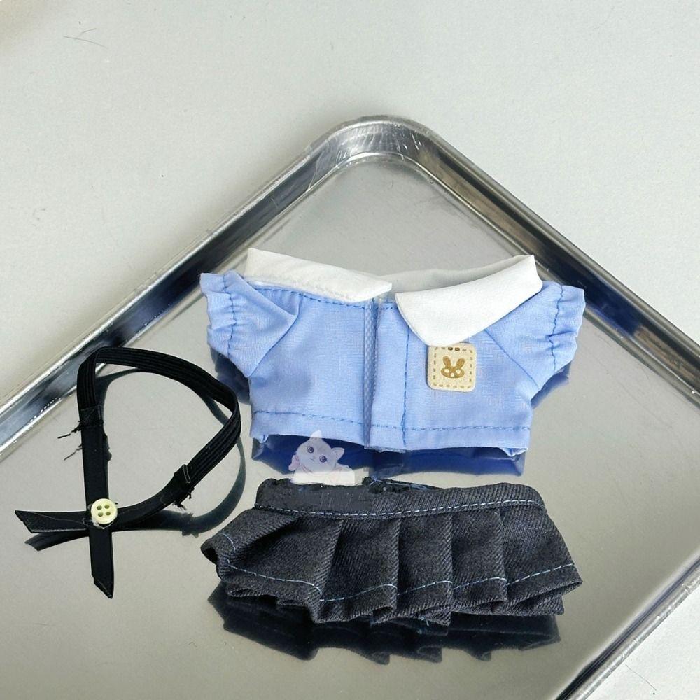 Freizeithemd 10CM Puppenkleidung Anziehen Baumwollpuppen-Outfit Puppen-Schuluniform Rollenspiel
