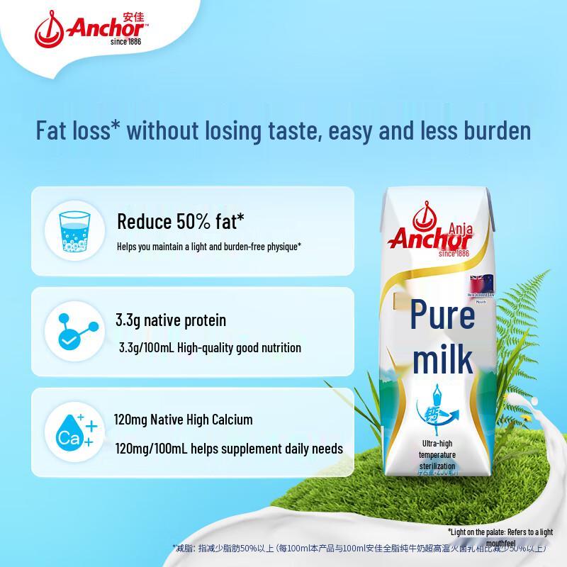 Anchor New Zealand Imported Grass-Fed Milk