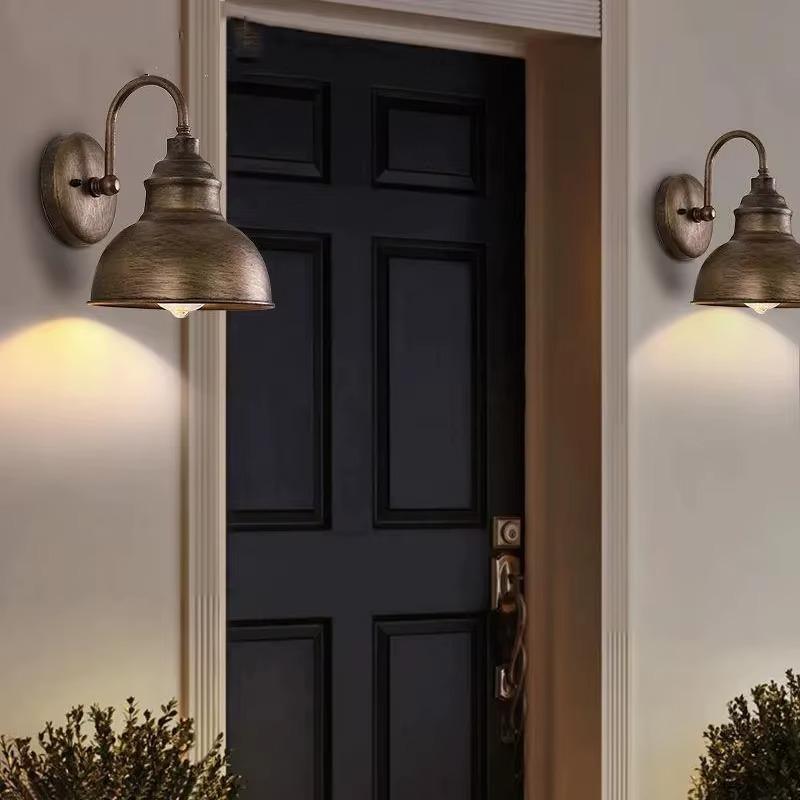 Retro LED Wall Lamp Waterproofing Lighting For Garden Porch  Living Room Balcony Corridor Outdoor Interiorit Lighting Fixtures
