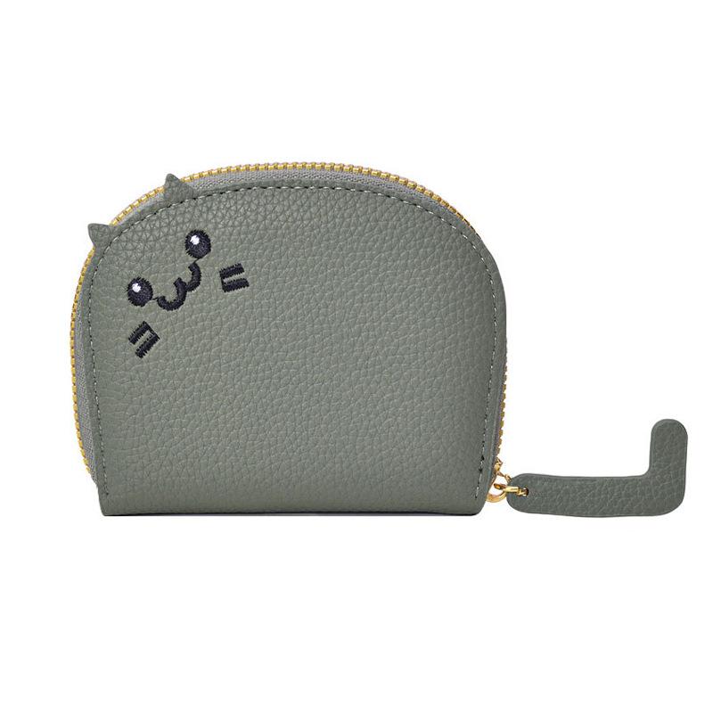Cute Cat Wallet for Women Small Cartoon Coin Purse Multi Card Holder Kawaii Zipper Pocket Money Bag Fashion Accessories