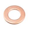 Oil Drain Plug Gasket Compression Washer Sealing Ring for Oil Change Outer Diameter 22mm Inner Diameter 12mm Thickness 1.5mm (Copper, M1222)