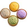 4 PEÇAS Bolas de Estresse Coloridas de Dumpling Brinquedo Sensorial Fidget, Bola de Massa para Apertar Alívio do Estresse Brinquedo de Mão, Pão