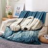 Polar Bear Print Flanellen Deken, Hoge Kwaliteit Comfortabel voor Alle Seizoenen, Woondecoratie, Warmte en Comfort, Perfect voor Kerstcadeaus