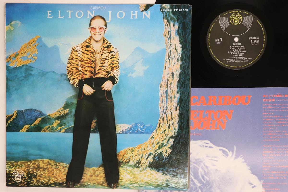 Виниловая пластинка ELTON JOHN Caribou IFP81055 DJM 1974 Япония Рок Б/у