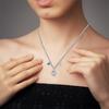 New Sterling copper Moon Protective Hand Pendant Chain Necklace 925 copper Charm Necklace for Women Fine Zircon Gift