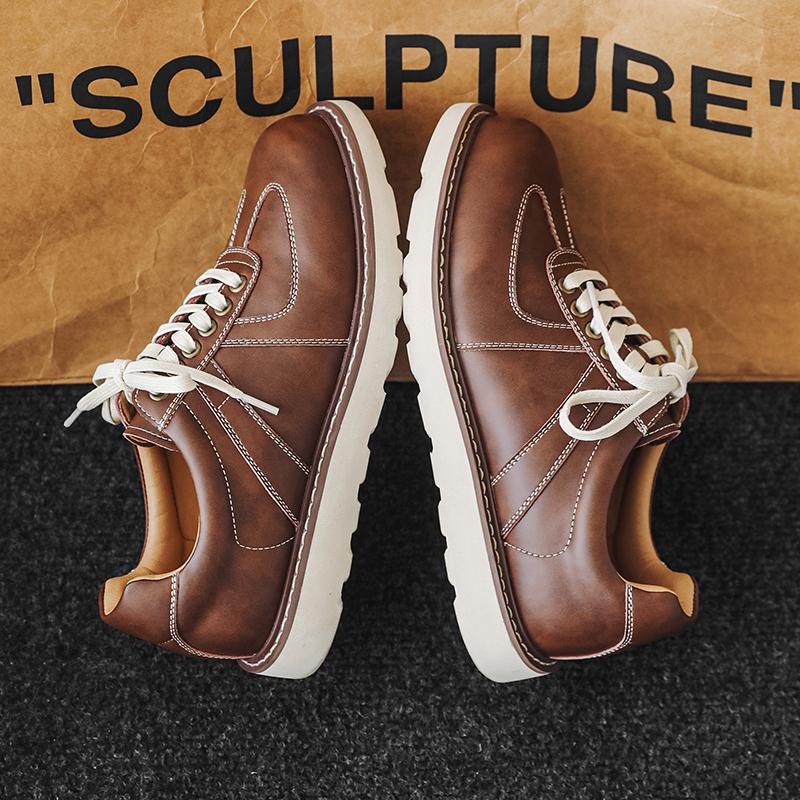 МодаБританский стильМужские повседневные кроссовкиУниверсальная деловая обувьЛегкие — фото 3